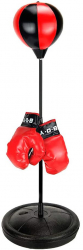 Set pentru box cu para gonflabila Zola® reglabila pe inaltime si manusi de box incluse destinat copiilor 70-104 cm