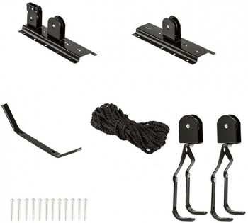 Suport pentru bicicleta Zola® cu prindere in tavan din metal culoare neagra 