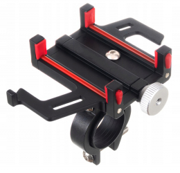 Suport telefon Zola® pentru ghidonul bicicletei metalic marime reglabila 11.5 x 6 cm 