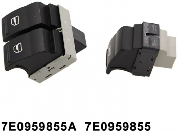 VW Transporter T5 2005-2009 T6 2009-2014 Pachet butoane 2 geamuri electrice + buton pasager 