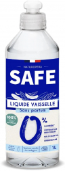 Detergent BIO pentru vase fara parfum fara alergeni format mare Safe 