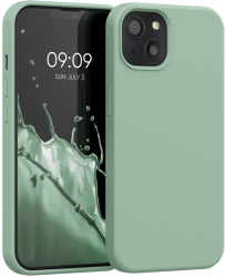 Husa kwmobile pentru Apple iPhone 13 Silicon Verde 55878.243 