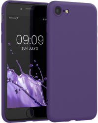 Husa kwmobile pentru Apple iPhone SE 3/iPhone 8/iPhone 7 Silicon Violet 49979.152 