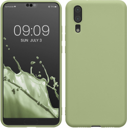 Husa kwmobile pentru Huawei P20 Silicon Verde 44212.172 