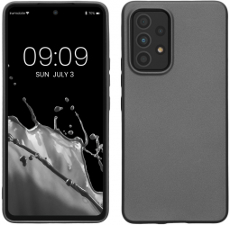 Husa kwmobile pentru Samsung Galaxy A53 5G Silicon Gri 57958.232 