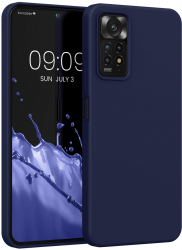 Husa kwmobile pentru Xiaomi Redmi Note 11 Pro/Redmi Note 11 Pro 5G/Redmi Note 12 Pro Silicon Albastru 57373.182 