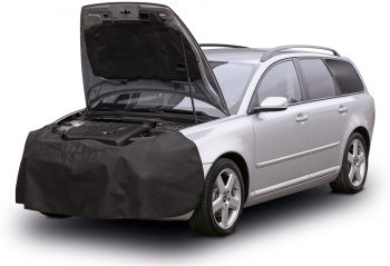 Husa motor CarPassion Polipropilena Negru