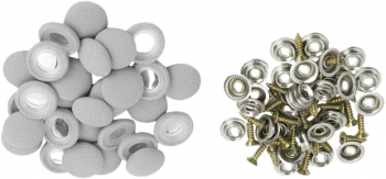 Kit 30 capse pentru reparatia plafonului auto instructiuni incluse compatibil Audi Opel BMW VW GRI