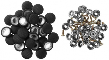 Kit 30 capse pentru reparatia plafonului auto instructiuni incluse compatibil Audi Opel BMW VW Negru 