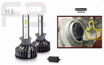 Kit bec LED H8 H9 H11-10000lm -72W KRU025 