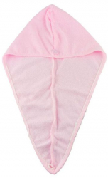 Prosop turban Zola® din microfibra usor de folosit placut la atingere 55x22 cm roz 