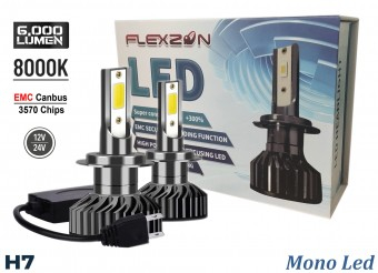 Set 2 becuri LED H7 12V/24V KRU168 