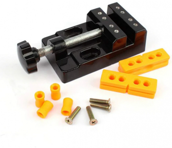 Set mini menghina Aluminiu/Plastic Negru/Galben 