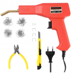 Trusa Aparat sudat plastic Pistol Profesional pentru lipit/sudat plastic kit pentru repararea fisurilor din plastic polipropilena 200 ca 