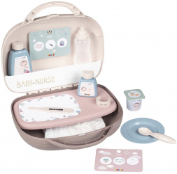 Gentuta pentru ingrijire papusi Smoby Baby Nurse crem 