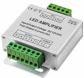 Amplificator Banda LED RGB + Alb 12V 24A 