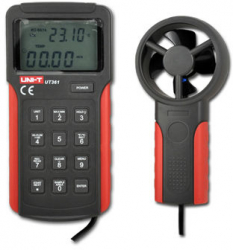 Anemometru de Precizie cu Afisaj Dublu UT361 8 Digiti 
