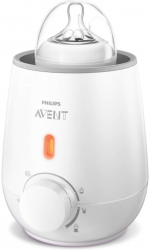Aparat Philips De Incalzit Biberoane Incalzire Rapida 300 W Clasa 1 De Securitate Material Abs/ Pp Tensiune 220-240 V 50/60 Hz Alb