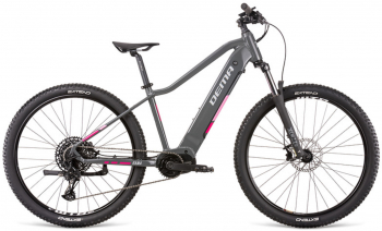 Bicicleta Electrica Gama 29 gri inchis-magenta 