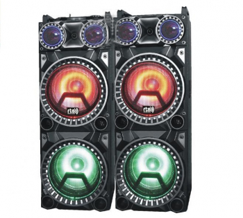 Boxe Audio Profesionale Ailiang Conectare Bluetooth Port Usb Sd Card Manere Pentru Transport Lumini Woofere Putere 2 X 100 W N 