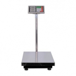 Cantar Electronic Wellberg Cu Platforma 500kg Afisaj Lcd Acumulator Si Platan 