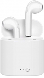 Casti Wireless Airpods Bluetooth Distanta 12 M Autonomie 5 - 6 Ore Incarcare 1 - 2 Ore Standby 100 H 42 Db Microfon Culoare Alb
