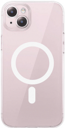 Clear Magnetic Phone Case for iPhone 15 Plus - Baseus Lucent 