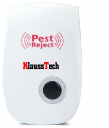 Dispozitiv Anti-rozatoare Si Anti Insecte Ultrasonic Pest Repeller Klausstech Compact Ecologic 250 V 65 Khz Alb 