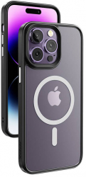 Durable Magnetic Case for iPhone 14 Pro Black 