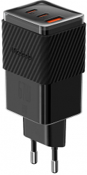 GaN 65W Mcdodo CH-1501 Charger 3 Outputs Black 