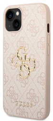 Guess Case Iphone 14 Pro Max Pink Leather 4G 