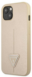 Guess Professional Case for iPhone 14 Pro 6.1 Beige Triangle 