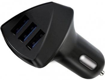 Incarcator Auto Cu 3 Porturi Usb Klausstech Iesire 4 2 A Tensiune 12 - 24v Compatibil Cu Toate Dispozitivile Cu Port Usb Usor De Montat 