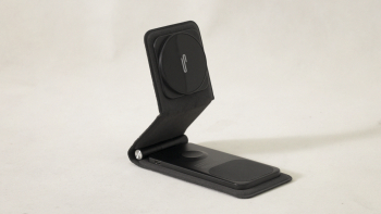 Incarcator wireless profesional 3in1 pliabil portofel Ms Black 