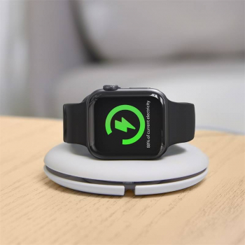 Portable Apple Watch Charger Organizer White 