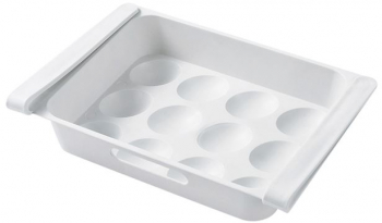 Sertar frigider din plastic pentru 12 Oua 26x18x5cm 