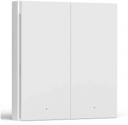 Smart switch Aqara Wall Double H1 - white professional design.