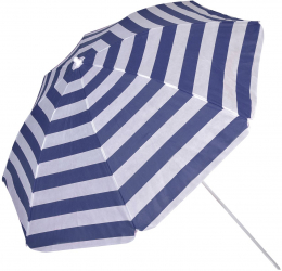 Umbrela Pentru Camping Dragmari Luxury Decor Alb/albastru 189 Cm 