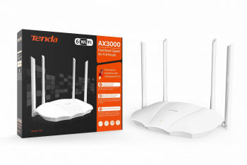 Router wireless Tenda TX9 AX3000 Wi-Fi 6 2.4/5GHz Alb