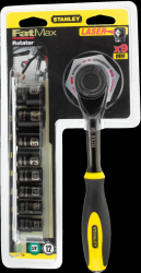 Trusa 9 tubulare cu clichet Stanley Fatmax 0-94-606 prindere 38 inch dimensiuni 8 -19 mm