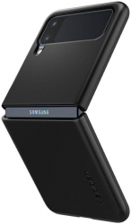 Husa slim Spigen Thin Fit compatibila cu Samsung Galaxy Z Flip 3 5G Black 