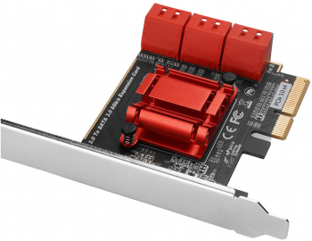 Placa Axagon PCI-Express(pci-e) adaptor la 6 x Sata III LP