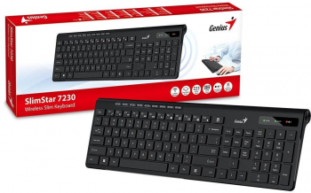 Tastatura genius wireless slimstar 7230 usb negru 