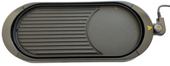 Gratar Grill Electric Klausstech Putere Max. 2000 W Temperatura De Prajire Reglabila Incalzire Rapida Lungime Cablu 120 Cm Negru 
