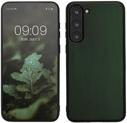 Husa kwmobile pentru Samsung Galaxy S23 Plus Lemn Verde 60295.80 
