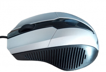 Mouse optic profesional cu fir USB 1200 DPI negru - gri 