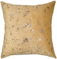 Perna decorativa 45 x 45 catifea CT201 galben mustar 