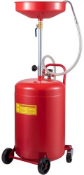Recuperator pneumatic pentru ulei capacitate 80 l Inaltime reglabila 4 roti max 4 Bar 