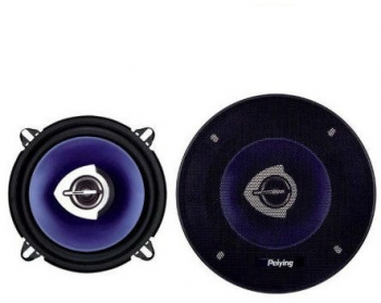 Set 2 Difuzoare Auto 5 Inch Peiying Putere Rms Max 100 W Impedanta 4 Ohmi Led Albastru Magnet 10oz Negru 