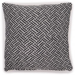 Set 2 Perne Clasice Criss Cross Negru 40 x 40 cm 